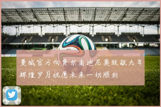曼城官方向费尔南迪尼奥致敬九年辉煌岁月祝愿未来一切顺利